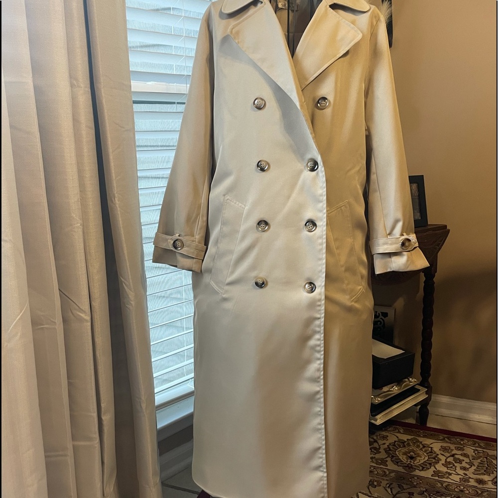 SMF Beige Trench Coat Size UK: 8 EUR: S NWT